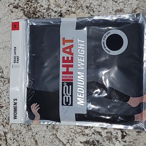 Women's Degrees Heat Base Layer Pant Medium Black - Picture 1 of 3